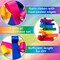 Rainbow Satin Ribbon 87.5 Yds × 2 Inch Wide Colorful Ribbon 8 Rolls Assorted Bulk Ribbons Set for Gift Wrapping DIY Crafts Tassel Garland Fiesta Party Classroom Outdoor Ribbon Decorations